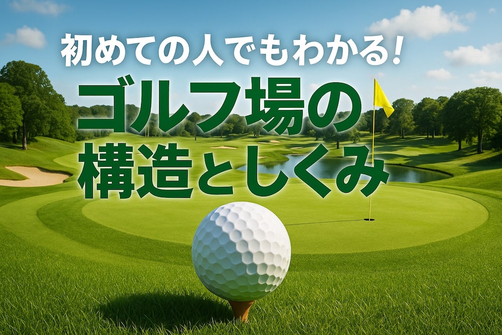 Featured Post Image - 初めての人でもわかる！ゴルフ場の構造としくみ